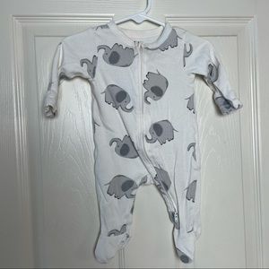 Elephant Print Onesie